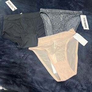 Steve madden high waisted panty and one boy short